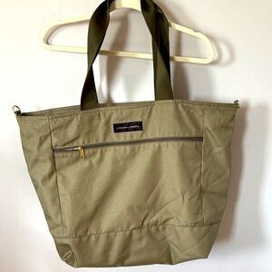 EUC Logan and Lenora Olive Green Tote Bag